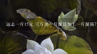 远志1斤15元 3斤出1斤湿筒加工1斤湿筒7元 1斤 远志1斤15元 3斤出1斤湿筒加工1斤湿筒7元 1斤