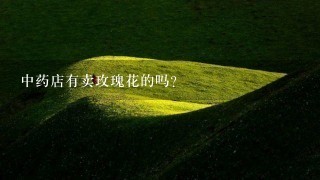 中药店有卖玫瑰花的吗? 中药店有卖玫瑰花的吗?