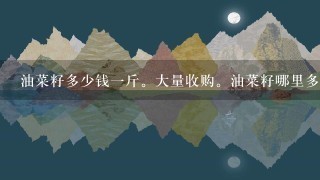 油菜籽多少钱1斤。大量收购。油菜籽哪里多。 油菜籽多少钱1斤。大量收购。油菜籽哪里多。