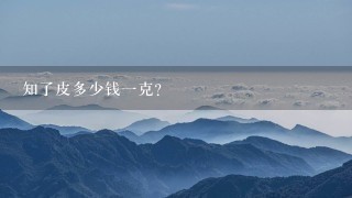 知了皮多少钱1克? 知了皮多少钱1克?