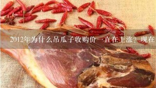 2012年为什么吊瓜子收购价1直在上涨?现在吊瓜子的收购价格是多少?求解 2012年为什么吊瓜子收购价1直在上涨?现在吊瓜子的收购价格是多少?求解