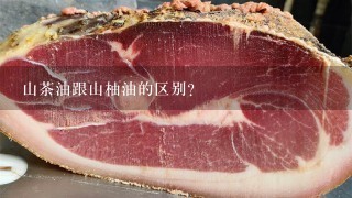 山茶油跟山柚油的区别? 山茶油跟山柚油的区别?