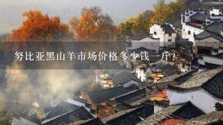 努比亚黑山羊市场价格多少钱1斤? 努比亚黑山羊市场价格多少钱1斤?
