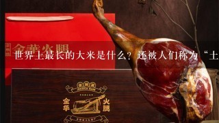世界上最长的大米是什么?还被人们称为“土豪米” 世界上最长的大米是什么?还被人们称为“土豪米”