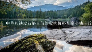 中草药铁皮石斛目前的收购价格是多少钱1斤 中草药铁皮石斛目前的收购价格是多少钱1斤