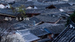 海马1克多少钱 海马1克多少钱