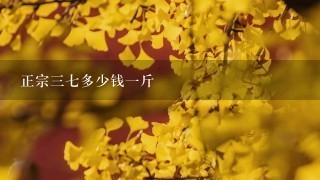 正宗37多少钱1斤 正宗37多少钱1斤