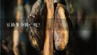 豆油多少钱1吨? 豆油多少钱1吨?