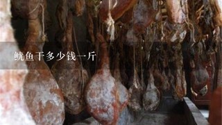 鱿鱼干多少钱1斤 鱿鱼干多少钱1斤
