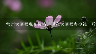 常州大闸蟹现在价格,现在大闸蟹多少钱1斤 常州大闸蟹现在价格,现在大闸蟹多少钱1斤