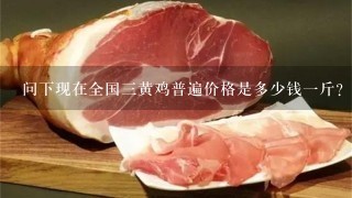 问下现在全国3黄鸡普遍价格是多少钱1斤? 问下现在全国3黄鸡普遍价格是多少钱1斤?