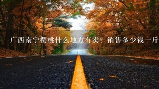 广西南宁樱桃什么地方有卖?销售多少钱1斤? 广西南宁樱桃什么地方有卖?销售多少钱1斤?