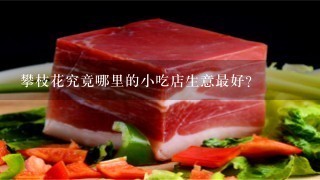 攀枝花究竟哪里的小吃店生意最好? 攀枝花究竟哪里的小吃店生意最好?