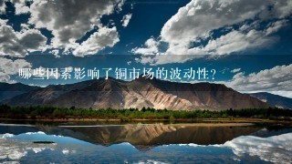 哪些因素影响了铜市场的波动性?