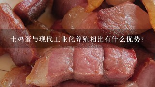 土鸡蛋与现代工业化养殖相比有什么优势?