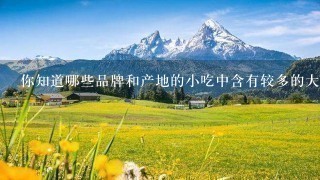 你知道哪些品牌和产地的小吃中含有较多的大蒜成分吗?
