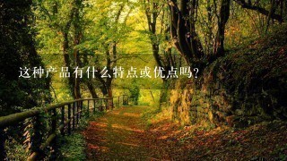 这种产品有什么特点或优点吗?