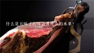 什么是五味子的味道像什么的水果?