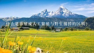 什么是养殖或人工繁殖与野生捕捞的区别?